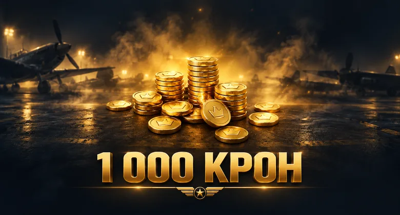 World of Warplanes: 1000 крон | World of Warplanes · Wargaming | Подарком