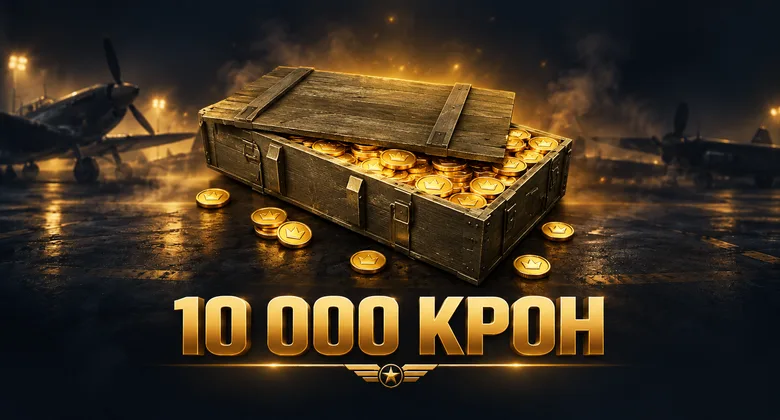 World of Warplanes: 10000 крон | World of Warplanes · Wargaming | Подарком
